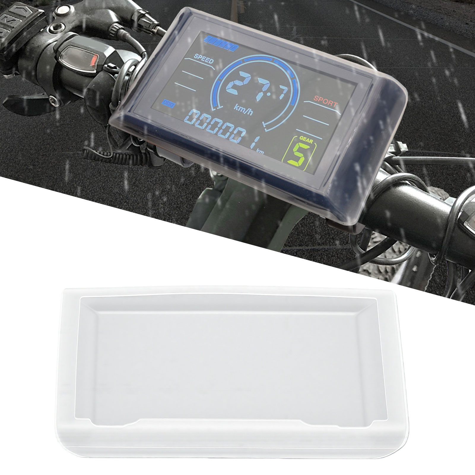 Bike Speedometer - Elektrikli Bisiklet Ekran Kılıfı SW900 LCD